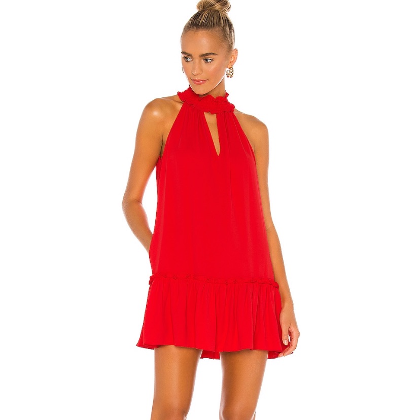 Cute And Comfortable Smocked Mock Neck Dress